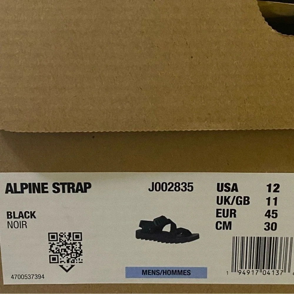 Merrell‎ New Mens Size 12 Alpine Strap 1TRLs Outdoor Sandals Black